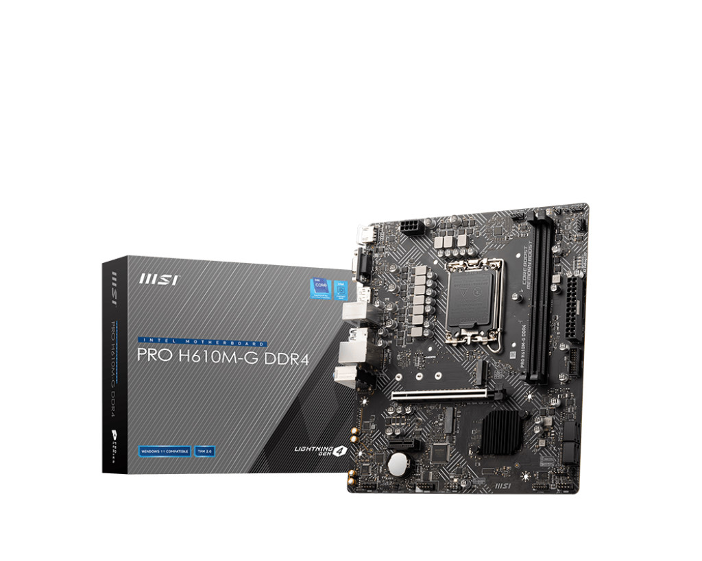 MSI H610M-G PRO DDR4 Intel H610 2*DDR4 M.2